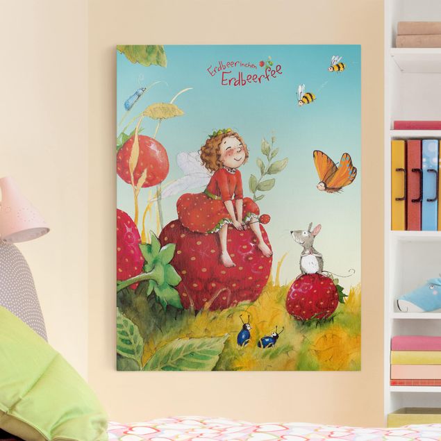 Print on canvas - Little Strawberry Strawberry Fairy - Enchanting