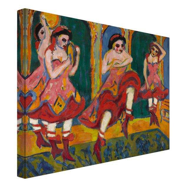 Print on canvas - Ernst Ludwig Kirchner - Czardas Dancers