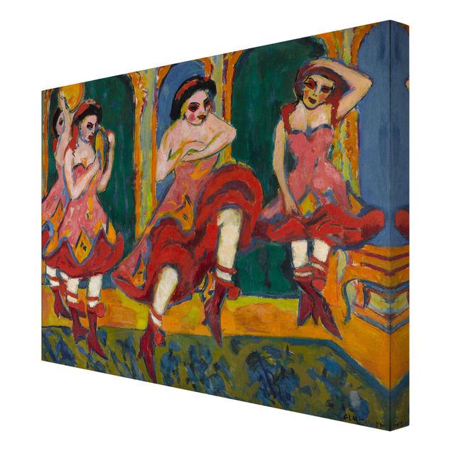 Print on canvas - Ernst Ludwig Kirchner - Czardas Dancers