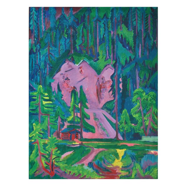 Print on canvas - Ernst Ludwig Kirchner - Quarry in the Wild