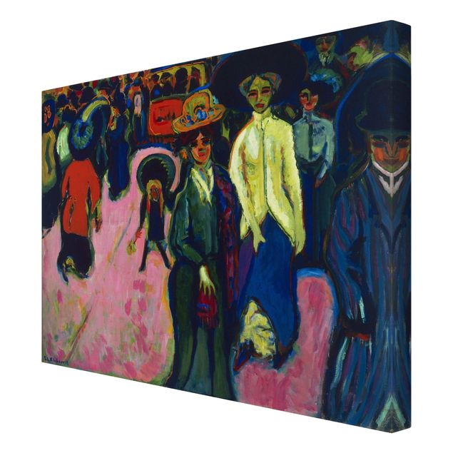 Print on canvas - Ernst Ludwig Kirchner - Street in Dresden