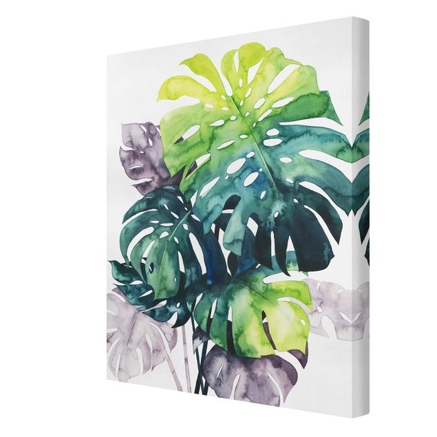 Print on canvas - Exotic Foliage - Monstera