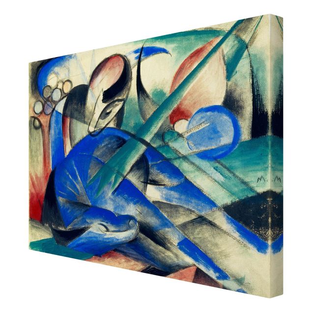 Print on canvas - Franz Marc - Dreaming Horse