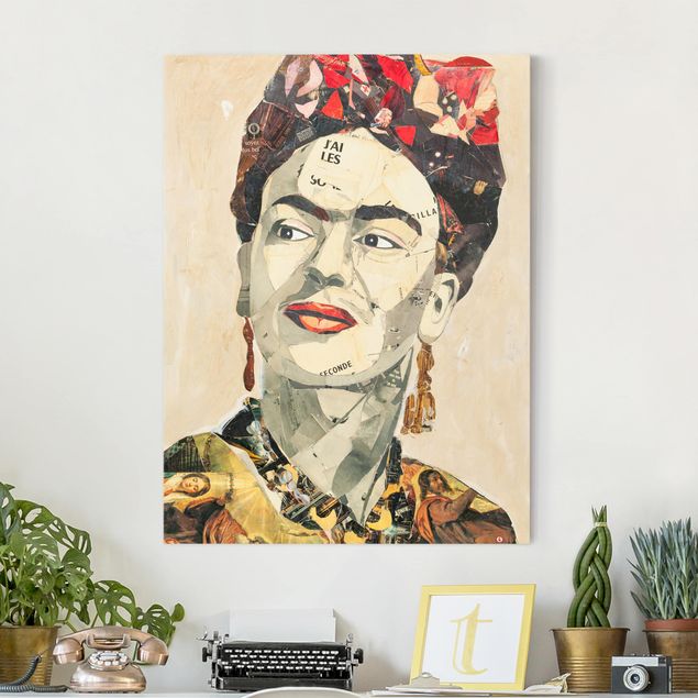 Print on canvas - Frida Kahlo - Collage No.2