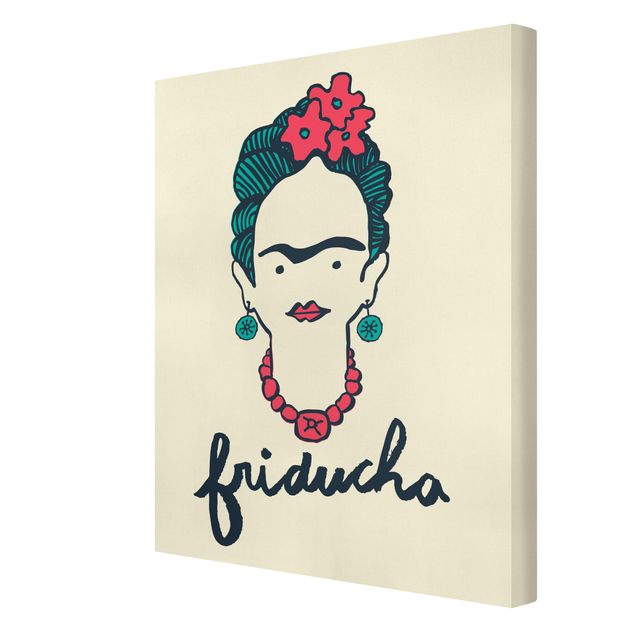 Print on canvas - Frida Kahlo - Friducha