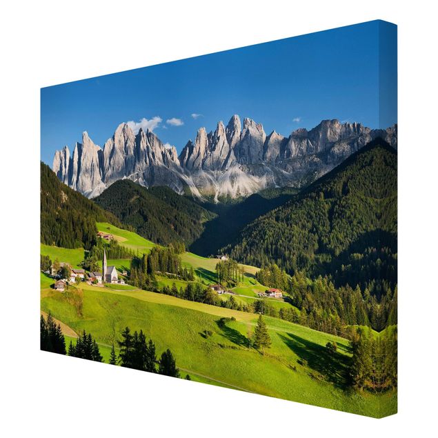 Print on canvas - Odle In South Tyrol