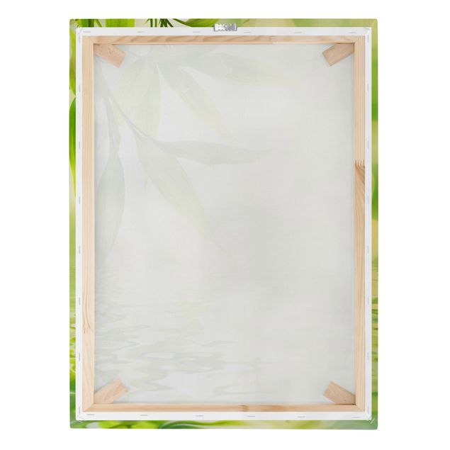 Print on canvas - Green Ambiance I