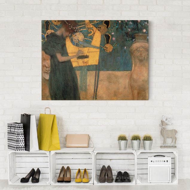Print on canvas - Gustav Klimt - Music
