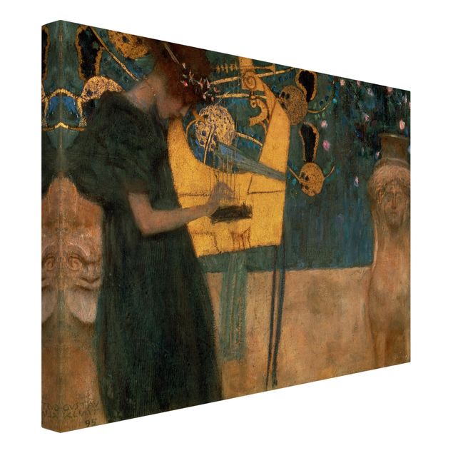 Print on canvas - Gustav Klimt - Music