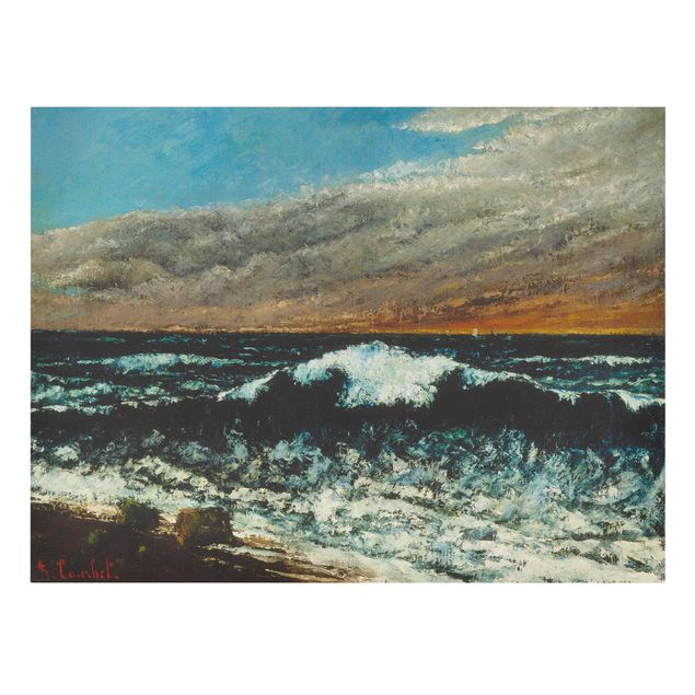 Print on canvas - Gustave Courbet - The Wave (La Vague)