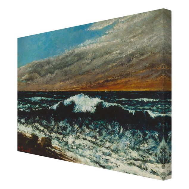 Print on canvas - Gustave Courbet - The Wave (La Vague)