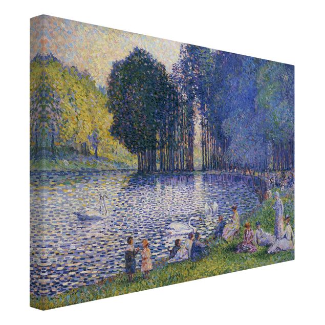 Print on canvas - Henri Edmond Cross - The Lake In The Bois De Boulogne