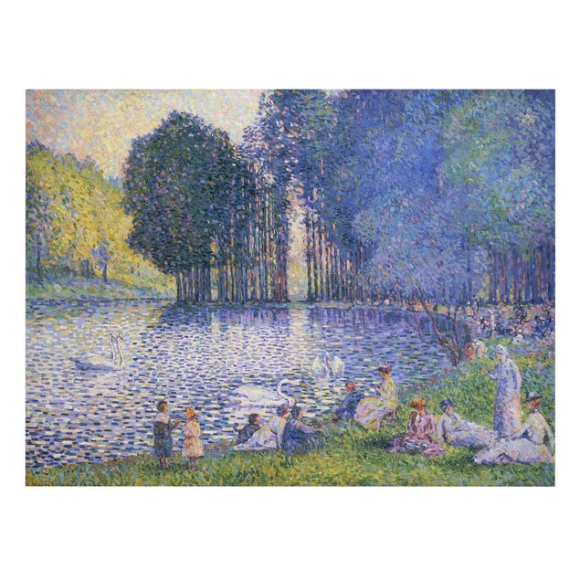 Print on canvas - Henri Edmond Cross - The Lake In The Bois De Boulogne