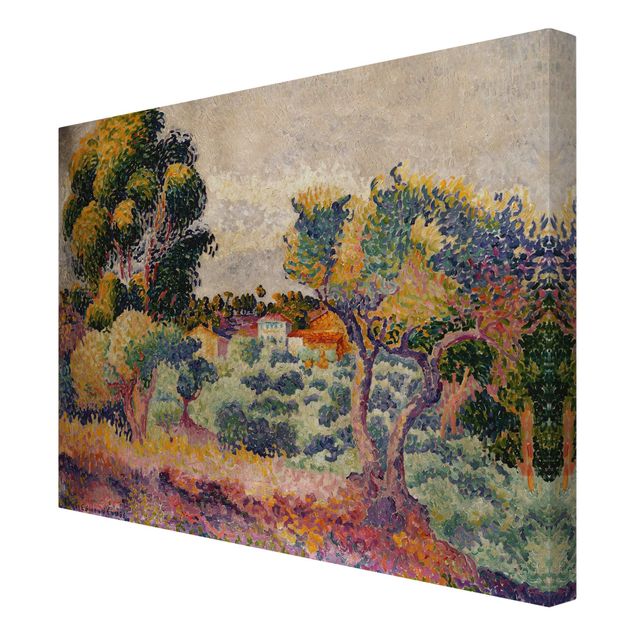 Print on canvas - Henri Edmond Cross - Eucalyptus And Olive Grove