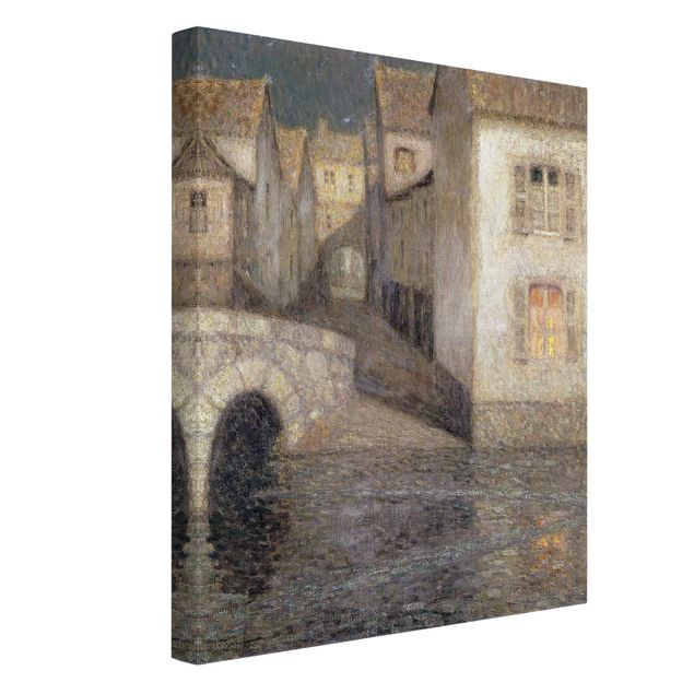 Print on canvas - Henri Le Sidaner - The House by the River, Chartres