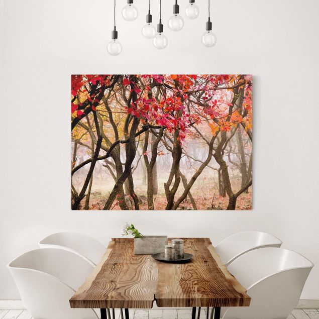 Print on canvas - Japan In The Fall