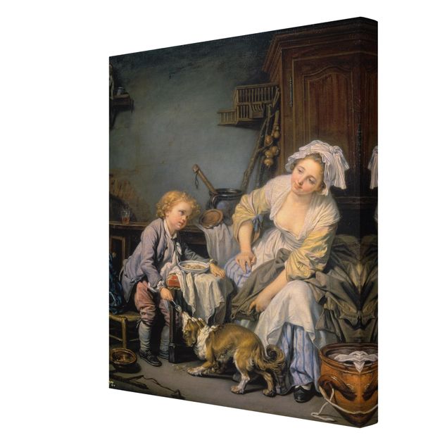 Print on canvas - Jean Baptiste Greuze - The Spoiled Child