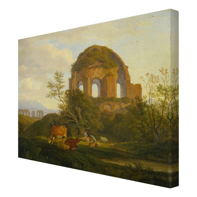 Print on canvas - Ludwig Richter - The Temple Of Minerva