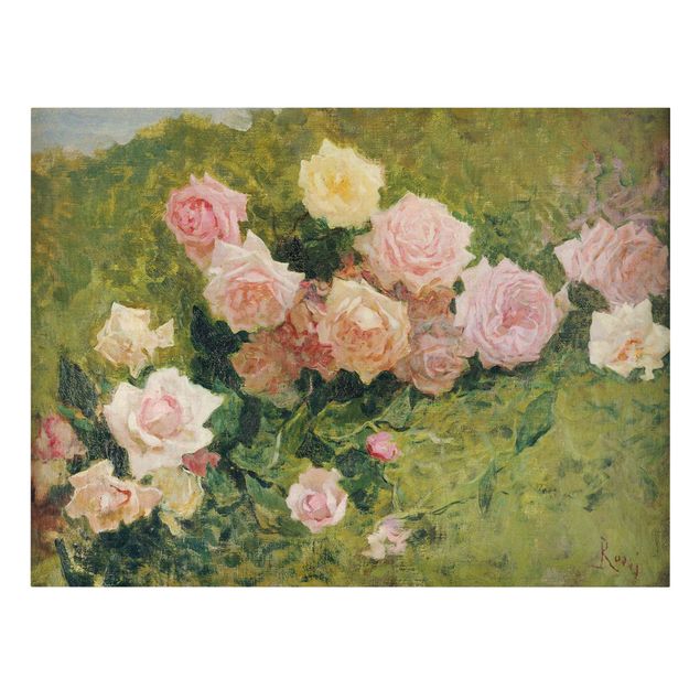 Print on canvas - Luigi Rossi - A Study Of Roses