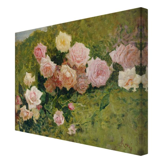 Print on canvas - Luigi Rossi - A Study Of Roses