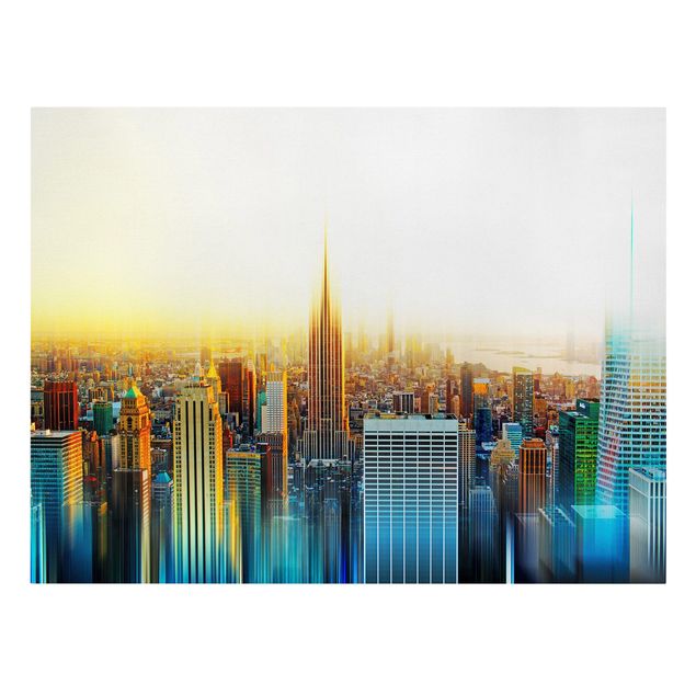 Print on canvas - Manhattan Abstract