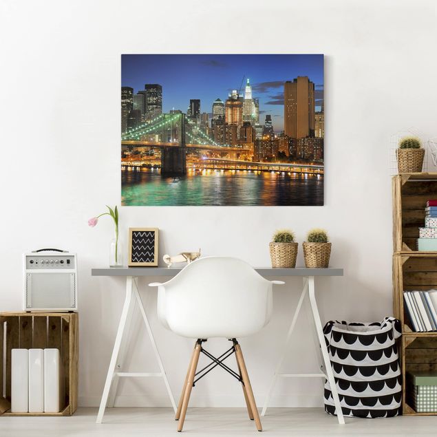 Print on canvas - Manhattan Panorama