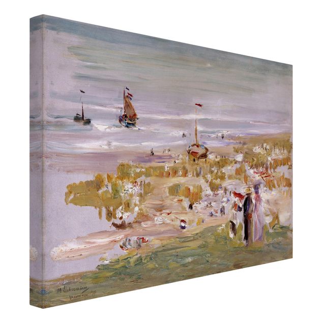 Print on canvas - Max Liebermann - The Beach, Scheveningen