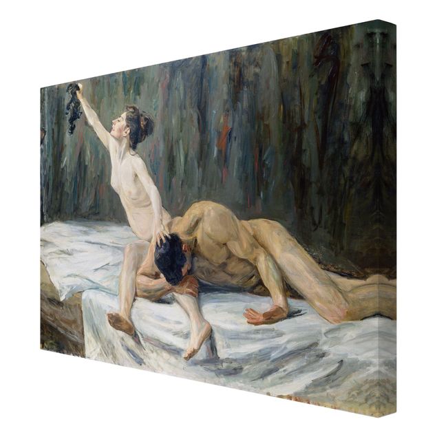 Print on canvas - Max Liebermann - Samson And Delilah