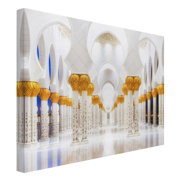 Print on canvas - Mosque In Gold