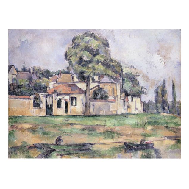 Print on canvas - Paul Cézanne - Banks Of The Marne