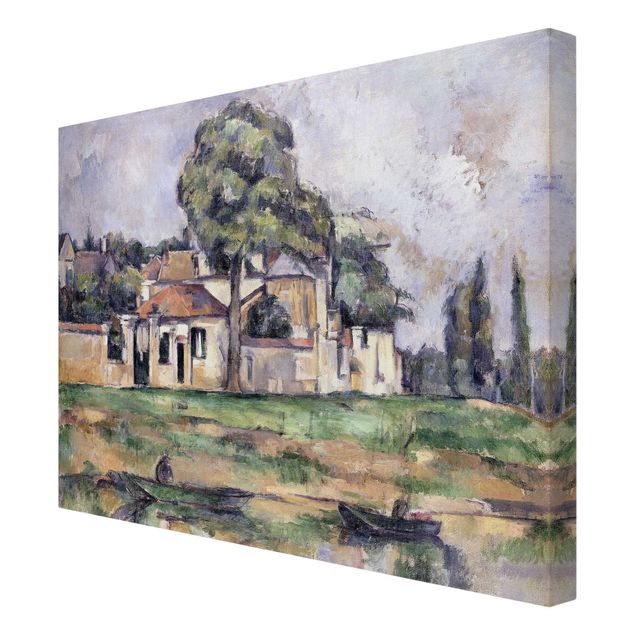 Print on canvas - Paul Cézanne - Banks Of The Marne
