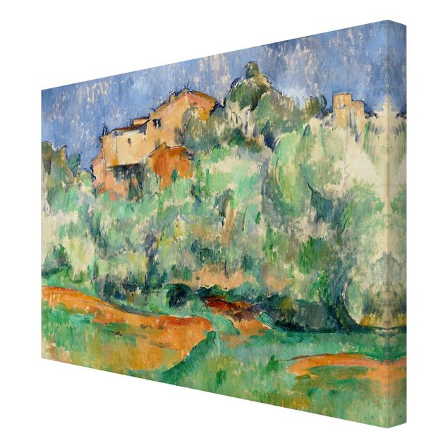 Print on canvas - Paul Cézanne - House And Dovecote At Bellevue