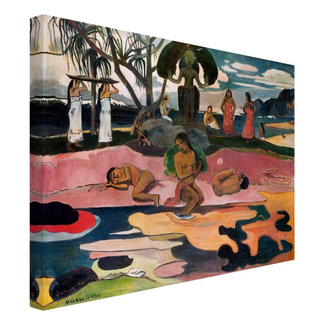 Print on canvas - Paul Gauguin - Day Of The Gods (Mahana No Atua)