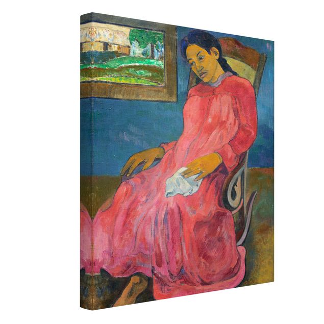Print on canvas - Paul Gauguin - Faaturuma (Melancholic)