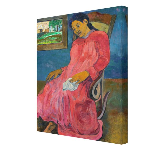 Print on canvas - Paul Gauguin - Faaturuma (Melancholic)