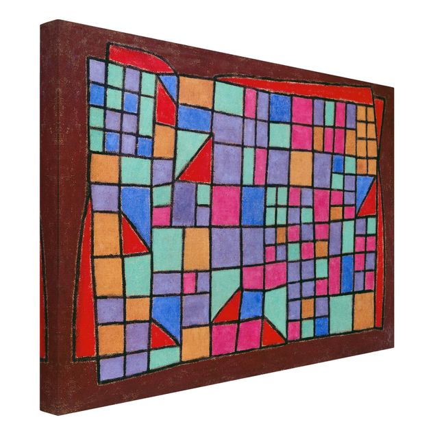 Print on canvas - Paul Klee - Glass Facade