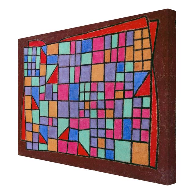 Print on canvas - Paul Klee - Glass Facade