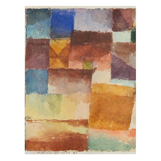 Print on canvas - Paul Klee - In the Wasteland