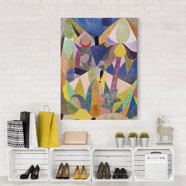 Print on canvas - Paul Klee - Mild tropical Landscape