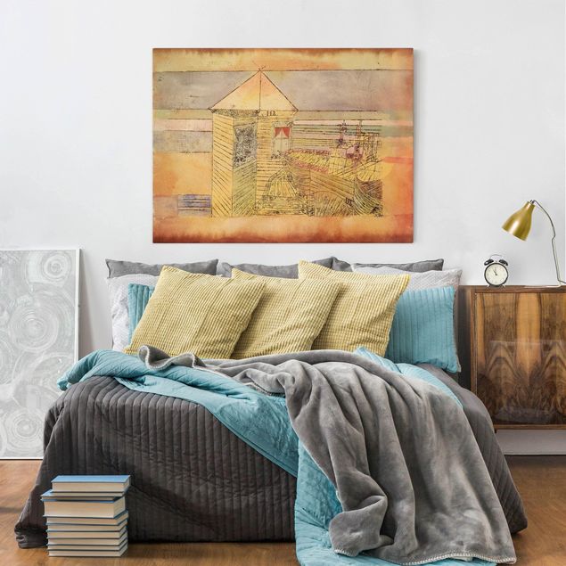 Print on canvas - Paul Klee - Wonderful Landing, Or '112!'