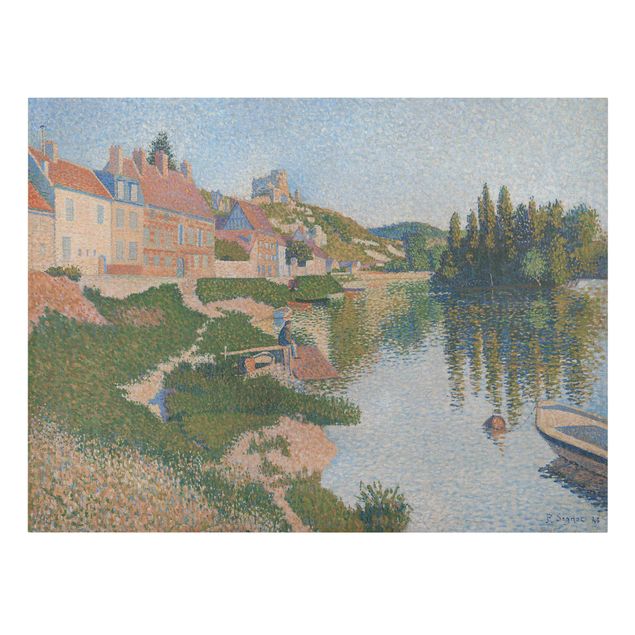 Print on canvas - Paul Signac - Les Andelys, The Shore