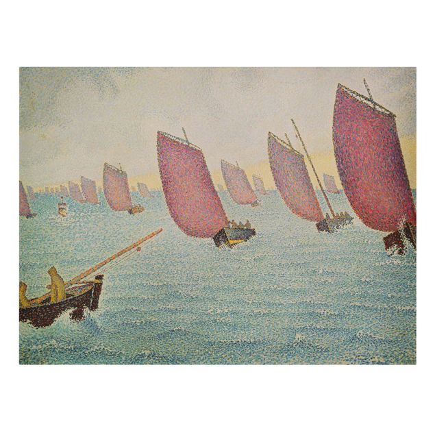 Print on canvas - Paul Signac - Regatta In Concarneau