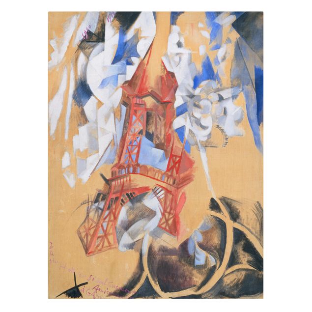 Print on canvas - Robert Delaunay - Eiffel Tower