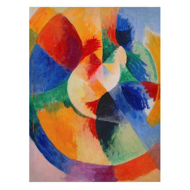 Print on canvas - Robert Delaunay - Circular Shapes, Sun