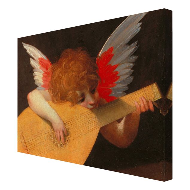 Print on canvas - Rosso Fiorentino - Music Angel