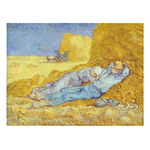 Print on canvas - Vincent Van Gogh - The Napping
