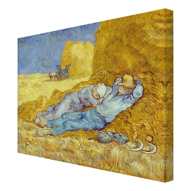 Print on canvas - Vincent Van Gogh - The Napping
