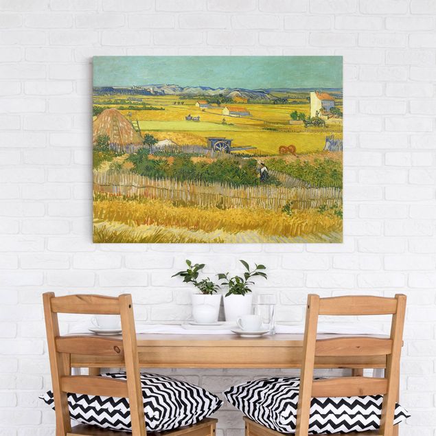 Print on canvas - Vincent Van Gogh - The Harvest