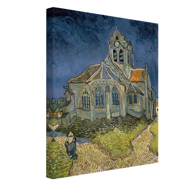 Print on canvas - Vincent van Gogh - The Church at Auvers