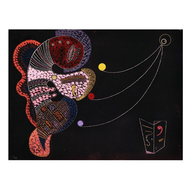 Print on canvas - Wassily Kandinsky - The Fat And The Thin